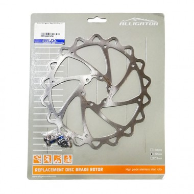 Rotor 180mm. Alligator Wave R15-DIY