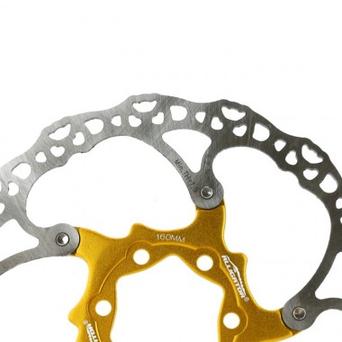 Rotor 160mm. Alligator  Moai HK-R34GD Gold
