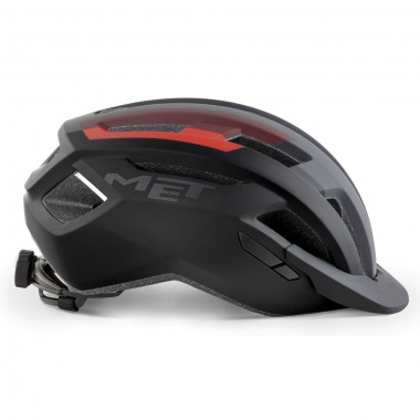 Casco Met Allroad CE Black Red
