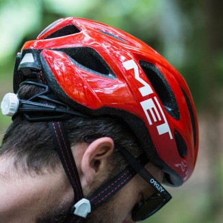 Casco Met Idolo CE Red White/Glossy