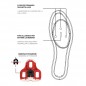 Look Keo Grip Rojo / Puentes 9° Look Keo Grip Rojo / Puentes 9°