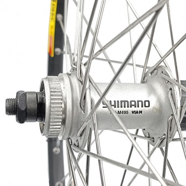 Rueda AP Belda 26" 223/495 Silver 36h Trasera