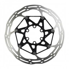 Rotor 180mm. Sram Centerline 2P Black ST Borde Redondeado