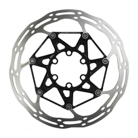 Rotor 180mm. Sram Centerline 2P Black ST Borde Redondeado