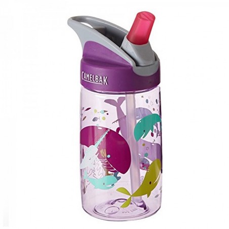 Botella Camelbak EDDY KIDS 12oz Ballenas/Lila