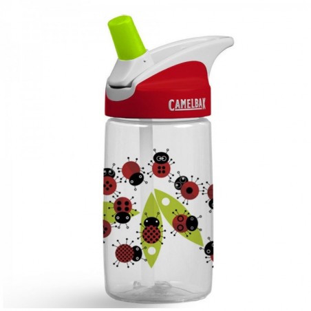 Botella Camelbak EDDY KIDS 0.4L (12oz) Rojo/Chinitas
