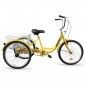 Triciclo 24" Para adultos Belda Amarillo
