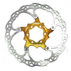 Rotor 160mm. Alligator  Moai HK-R34GD Gold