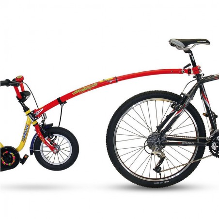 Trailgator Barra Remolque Bicicleta Rojo