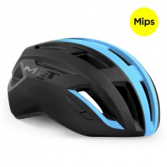 Casco Met Vinci Mips CE Black Shaded Cyan