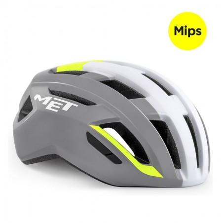 Casco Met Vinci Mips CE Gray Yellow