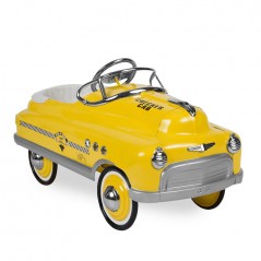 Auto a pedales metálico Airflow Collectibles Cornet Car Yellow Taxi