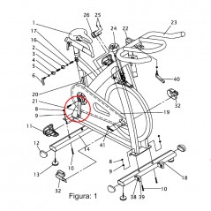 Pedivela Derecha Spinning Pro-910