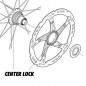 Rotor Shimano SM-RT53 / 160mm. Center Lock