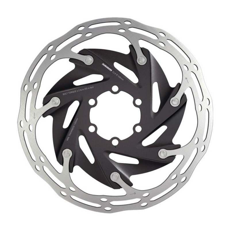 Rotor 140mm. Sram Centerline XR Redondeado Ruta