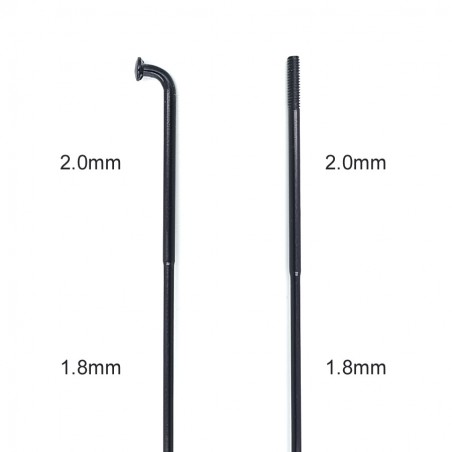 Set de Rayos 270mm. Trefilados Radelli MTB
