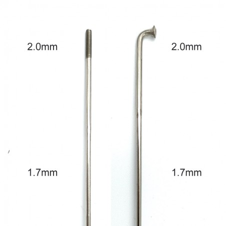 Set de Rayos 298mm. Trefilados Alpina F1