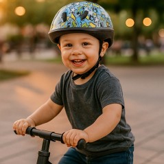Set Casco infantil con Rodilleras y Coderas Belda Kids