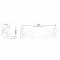 Manubrio Ritchey WCS curve 42/44cm