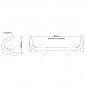 Manubrio Ruta Ritchey Classic Curve 40cm