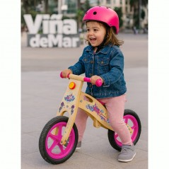 Kidzamo KZ-100 Pink Flower, Bicicleta Equilibrio