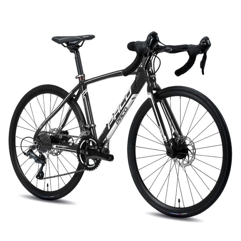 Bicicleta Ruta Infantil 20" Paco Pro Disc 2x10 vel. Negra