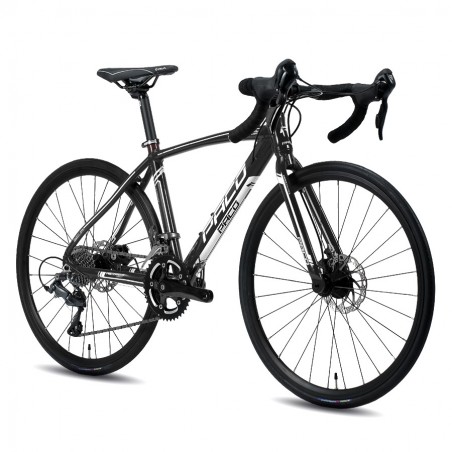Bicicleta Ruta Infantil 20" Paco Pro Disc 2x10 vel. Negra
