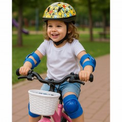 Set Casco infantil con Rodilleras y Coderas Belda Kids TR-0 Yellow
