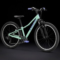 Bicicleta Infantil 24" Trek Precaliber Suspensión verde