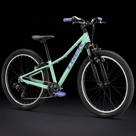 Bicicleta Infantil 24" Trek Precaliber Suspensión verde