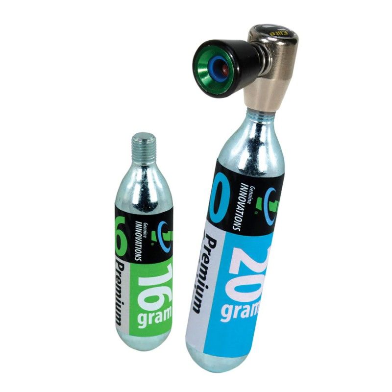 Inflador Genuine Innovations Co2 AIRCHUCK ELITE Set 16g + 20g