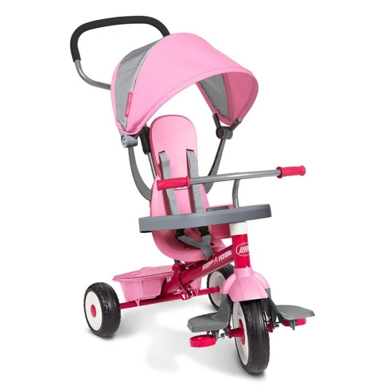 Triciclo Radio Flyer - 4-IN-1 Stroll N Tryke Pink