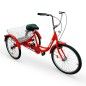 Triciclo 24" Para adultos Belda Rojo
