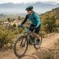 Casco MTB Belda S-306  / Celeste-negro
