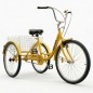 Triciclo 24" Para adultos Belda Amarillo
