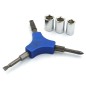 Llave 3 puntas Park Tool SDY-1 (Con Dados y Puntas)