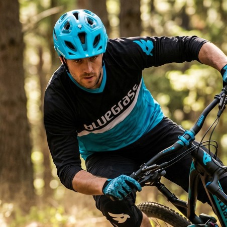 Casco MTB Bluegrass Golden Eyes / Cyan