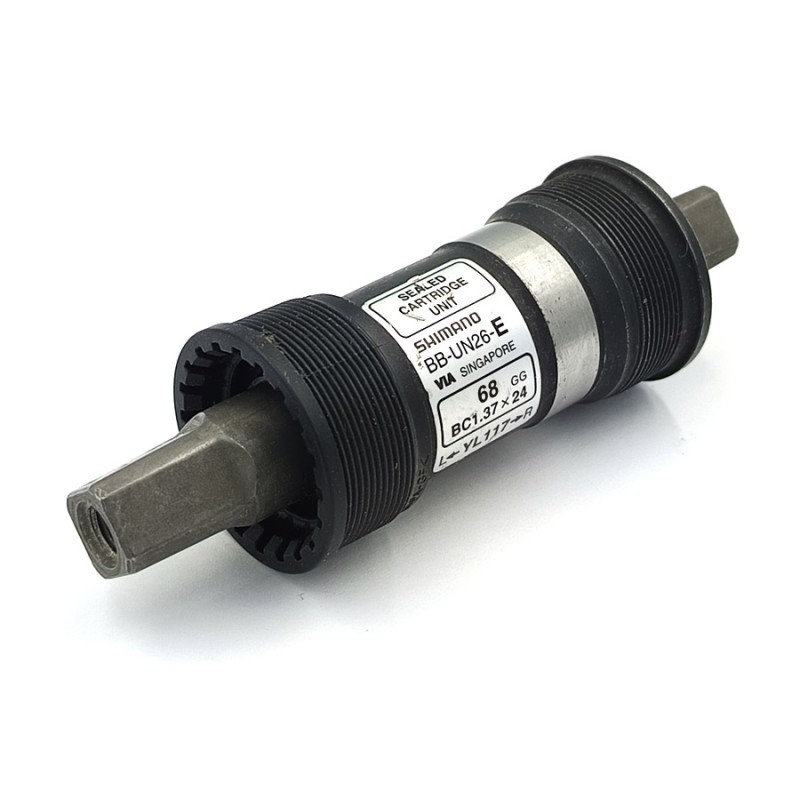 Eje de Motor  68x117mm. Shimano BB-UN26-E