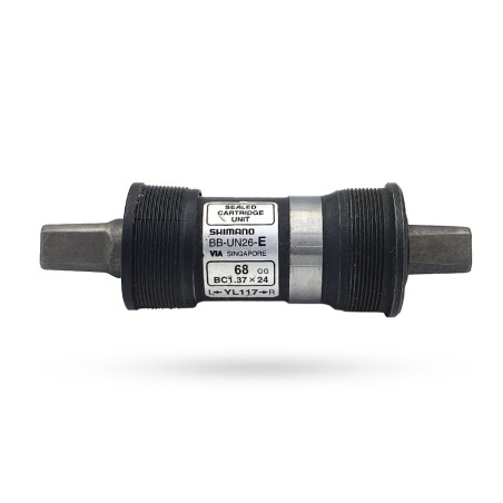 Eje de Motor  68x117mm. Shimano BB-UN26-E