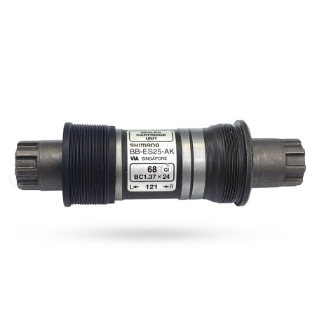 Eje de Motor  68x121mm. Shimano BB-ES25-AK