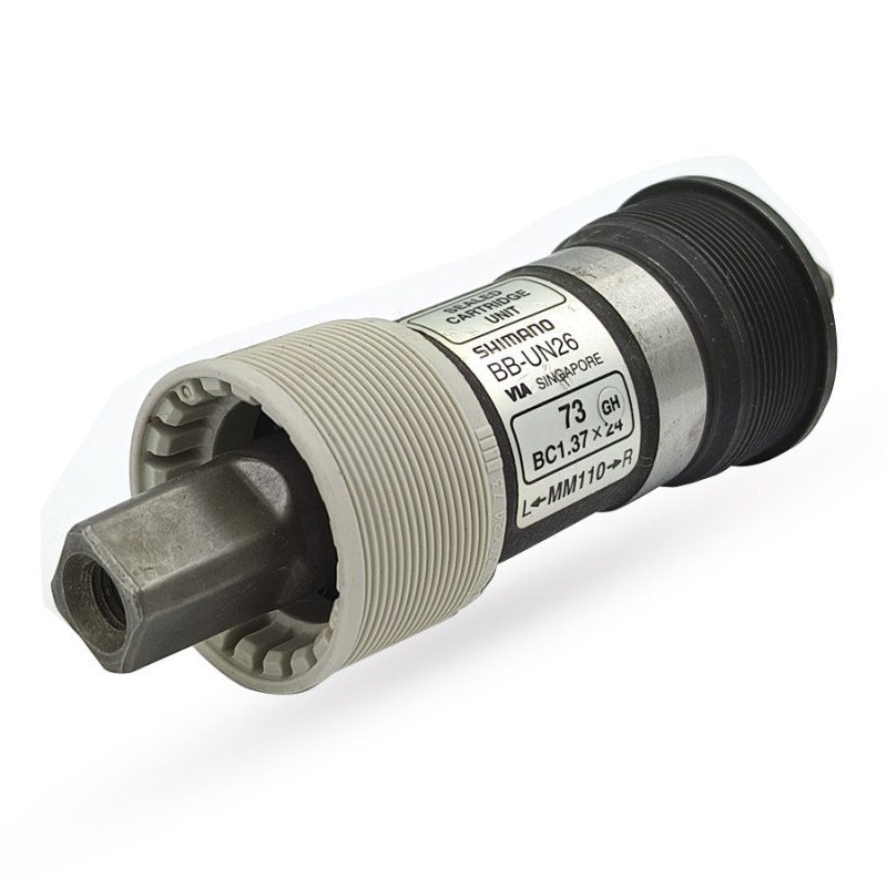 Eje de Motor 73X110mm. Shimano BB-UN26 Ingles Eje de Motor 73X110mm. Shimano BB-UN26 Ingles