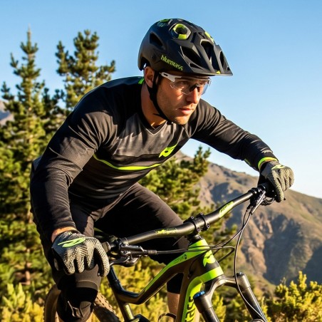 Casco MTB Bluegrass Golden Eyes | Negro-Verde