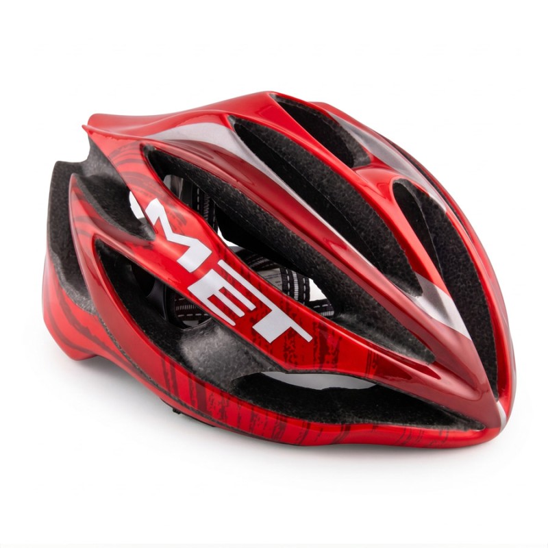 Casco Ruta Met Stradivarius UL M Rojo