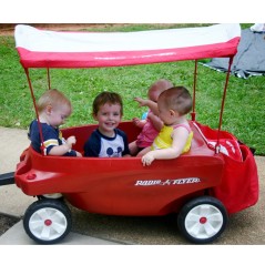 Carro Radio Flyer 3333 Triple Play Wagon Deluxe