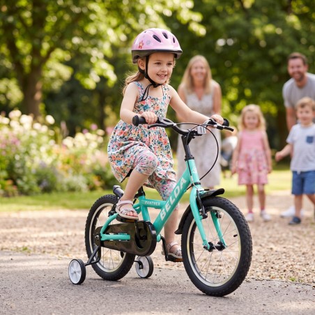 Bicicleta infantil 16" Belda Panther Mint / con estabilizadores