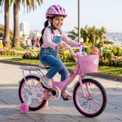 Bicicleta Infantil 16" Belda Kids Rosada