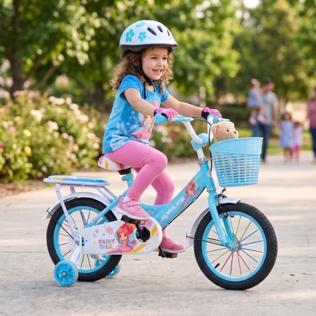 Bicicleta Infantil 14" Belda Kids Celeste