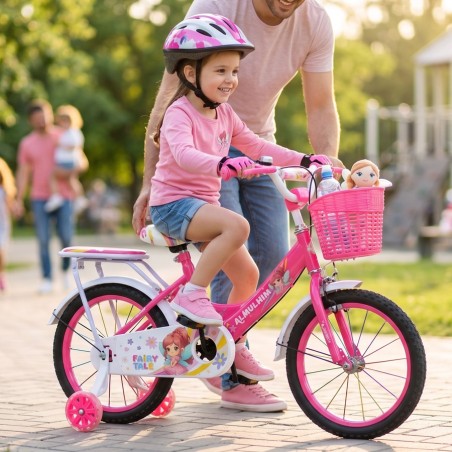Bicicleta Infantil 16" Belda Kids Fucsia