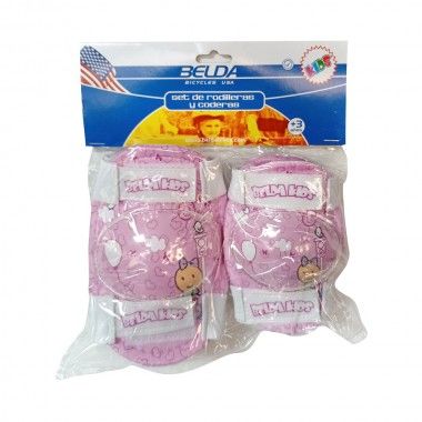 Rodilleras | Coderas Belda Kids (set) Rosadas