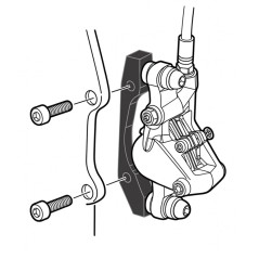 Adaptador Caliper Shimano Trasero 203mm